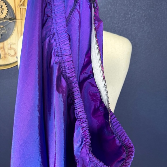 Surf Style Vintage 90s Iridescent Interplanetary Windbreaker Half Zip Jacket - Picture 10 of 10